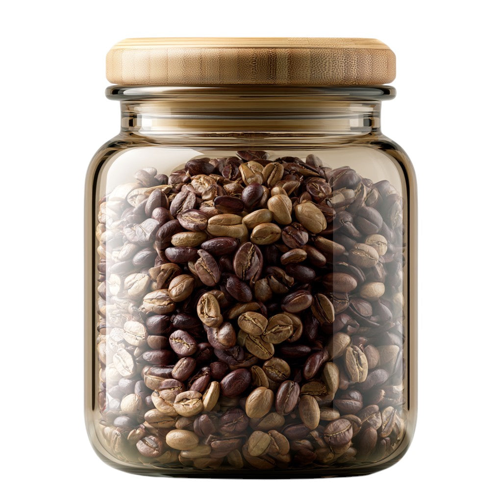 Milod Clear Borosilicate Glass Storage Jar with Airtight Bamboo Lid - Eco-Friendly Food Container for Kitchen Organization
