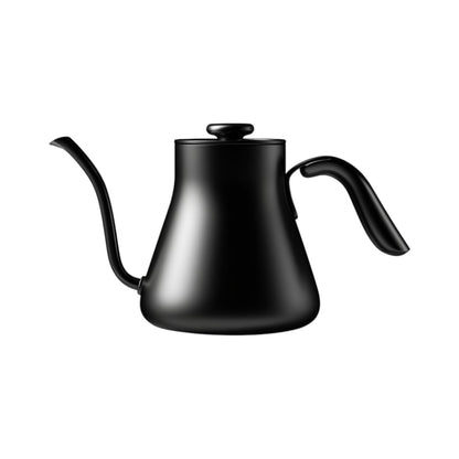 Milod Matte Black Stainless Steel Gooseneck Coffee Kettle - 350ml Precision Pour-Over Tea and Coffee Drip Pot